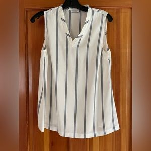 Brunello Cucinelli Classic V-Neck Silk Tank Top With Monili Beading